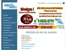 Tablet Screenshot of ciadobairro.com